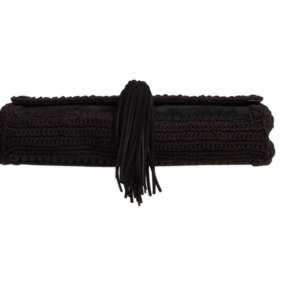 New Authentic SAINT LAURENT Medium Kate Whipstitch Suede Shoulder Bag - Picture 5 of 15